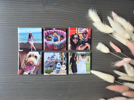 Custom Photo Magnets (Set Of 6)